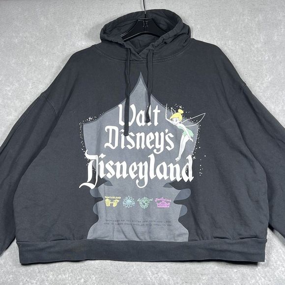 Disney 100 Tinker Bell Hoodie 1X Black The Eras Collection Disney 100 Tinker Bell Hoodie 1X Black The Eras Collection